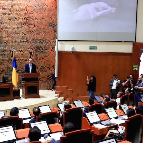 Presentan iniciativa de ley para rastros de Jalisco logo Animal Equality