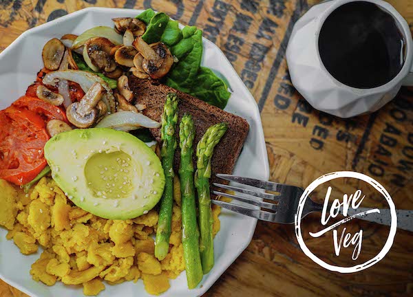 Desayuno vegano de Love Veg