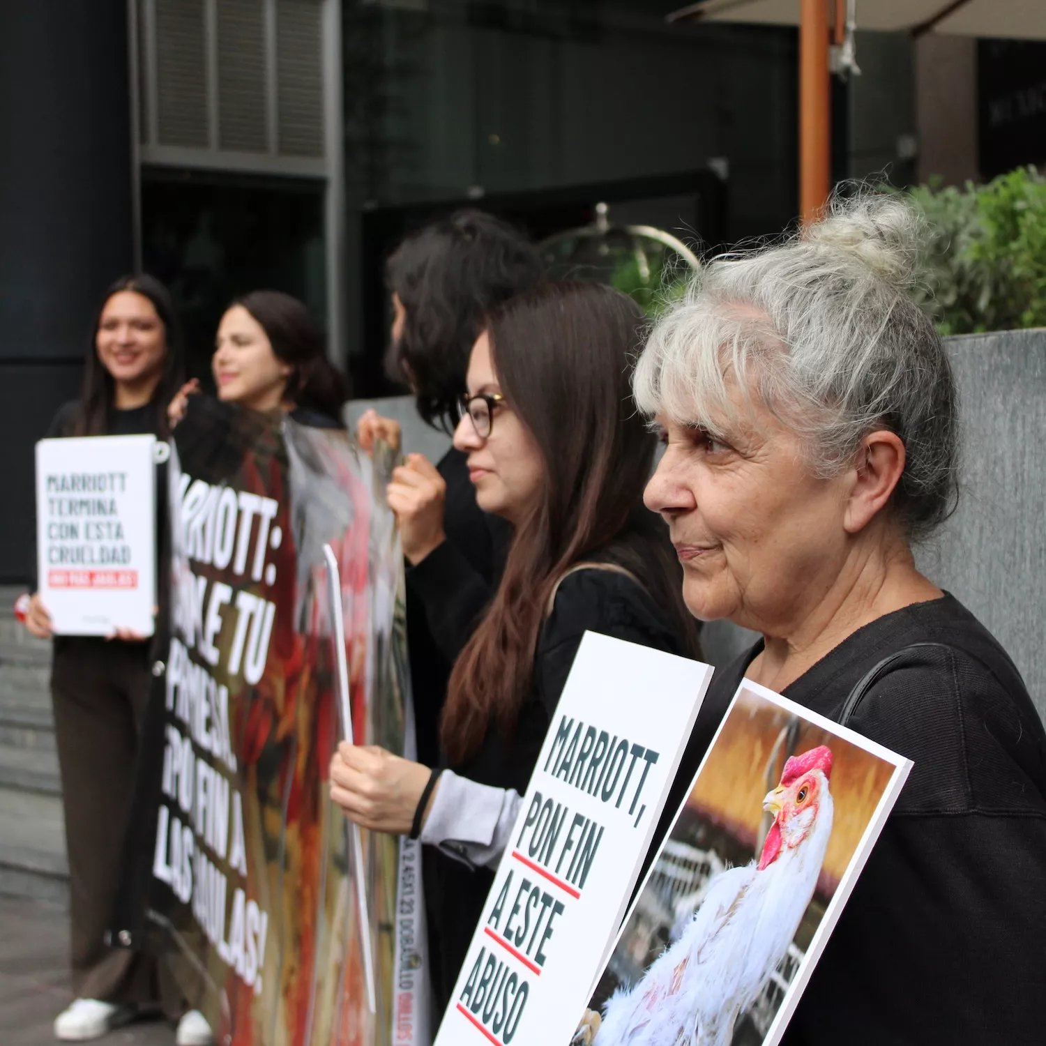 Protestas en Marriott, Polanco.
