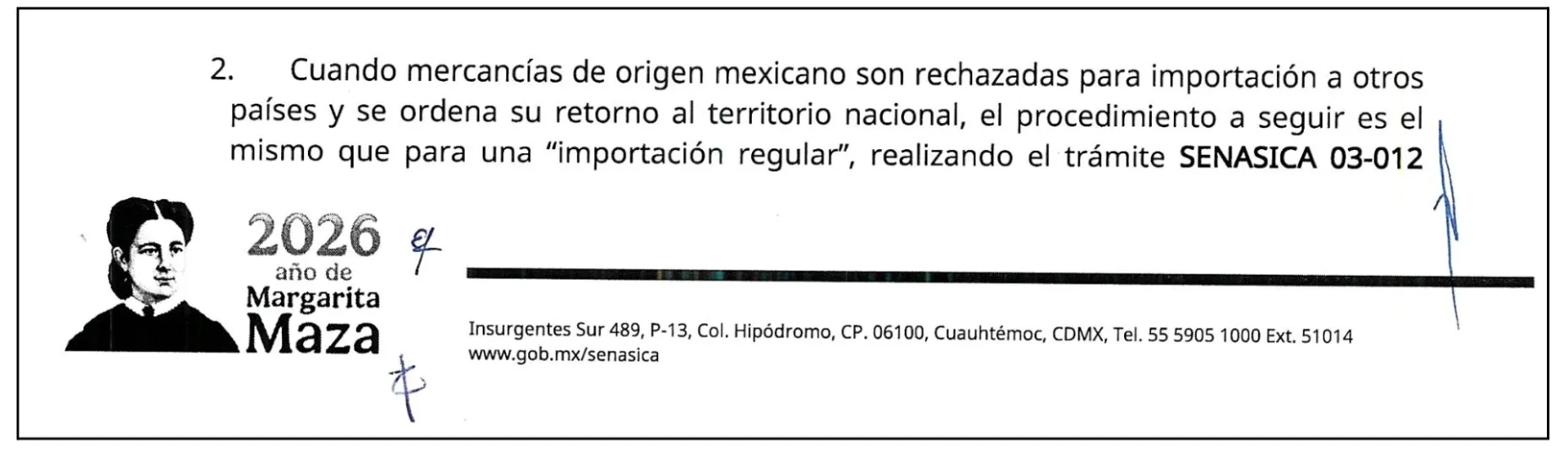 Cuando las vacas son rechazadas por EE.UU., los animales son devueltos como importación a México. 